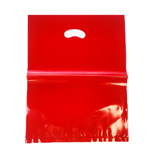 PE 손잡이 봉투 50매  [빨강, 30 x 39 cm] - 품절