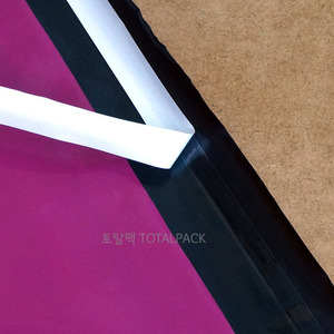 택배봉투 LDPE 이중지 진한 핑크 35x45+4cm 100매